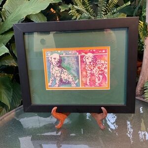 Dalmatian Puppy Dog Colorful Hanging Picture